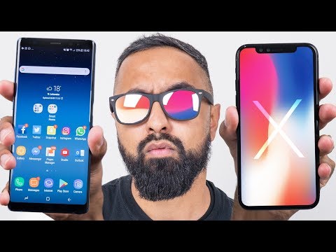 iPhone X vs Samsung Galaxy Note 8