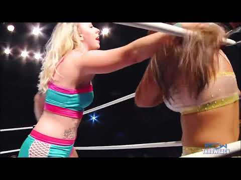 Hyan & Kylie Rae vs Laynie Luck & Ivory Robyn Women Wrestling