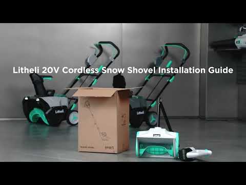 Litheli 20V Cordless Snow Shovel - Installation Guide