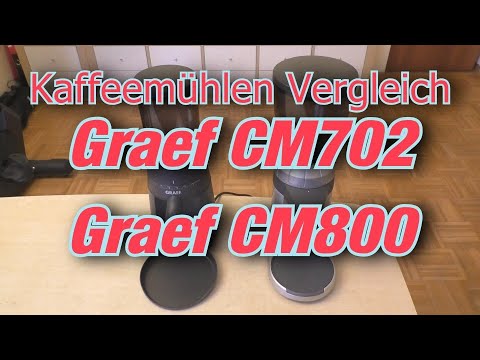 Kaffeemühlen Vergleich Graef CM702 vs CM800
