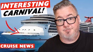 CRUISE NEWS - BIG CARNIVAL CRUISE ANNOUNCEMENT, WOULD YOU DO THIS CRUISE?