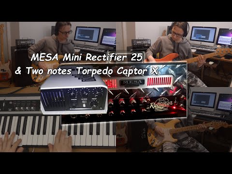 Mesa Mini Rectifier & Two notes Captor X load box