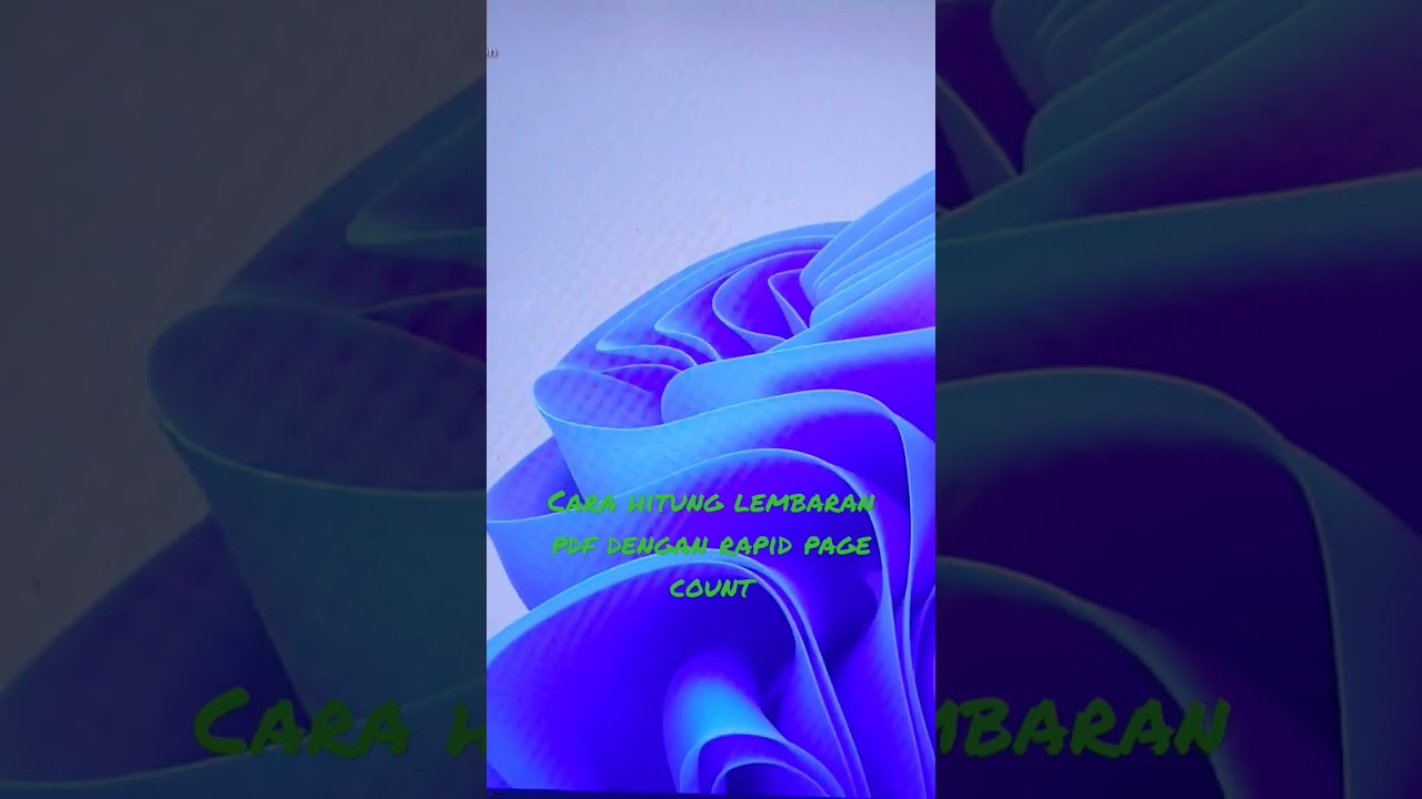 hitung lembaran di PDF