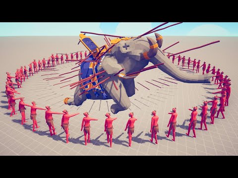 100x SPEAR THROWER vs EVERY UNIT | Totally Accurate Battle Simulator TABS