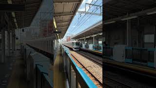 西葛西駅の通過が速い！（ #鉄道  #shorts ）