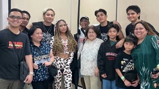 SB19 with Stell Family at Fast Zone Fashion Concert