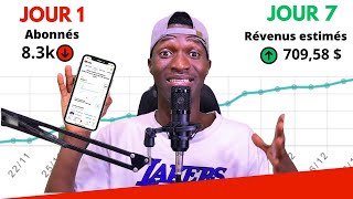 Comment j'ai monetisé une chaine YouTube en 7 jours