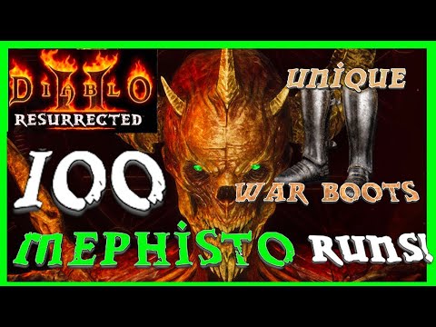 THE LUCK CONTINUES! 100 Mephisto Runs - Diablo 2 Resurrected