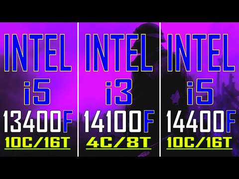 INTEL i5 13400F vs INTEL i3 14100F vs INTEL i5 14400F || PC GAMES TEST ||