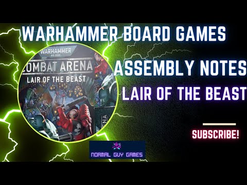 Combat Arena Lair of the Beast - Addendum - Assembly Tips, and Tricks