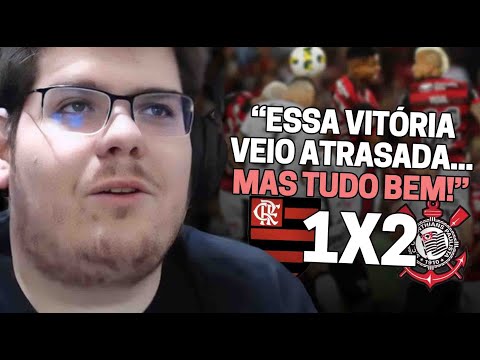 CASIMIRO REAGE: FLAMENGO 1X2 CORINTHIANS - BRASILEIRÃO 2022 | Cortes do Casimito