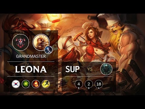 Leona Support vs Pyke - KR Grandmaster Patch 9.15