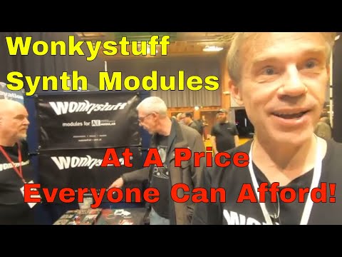 Wonkystuff Affordable Modules at Synthfest 2022