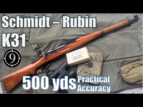 Swiss K31 to 500yds: Practical Accuracy (Schmidt Rubin shot with GP11ammo)