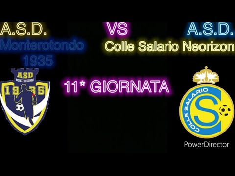 CAMPIONATO REGIONALE PRIMA CATEGORIA 2021-22 ASD MONTEROTONDO 1935 - ASD COLLE SALARIO NEORIZON 1-0