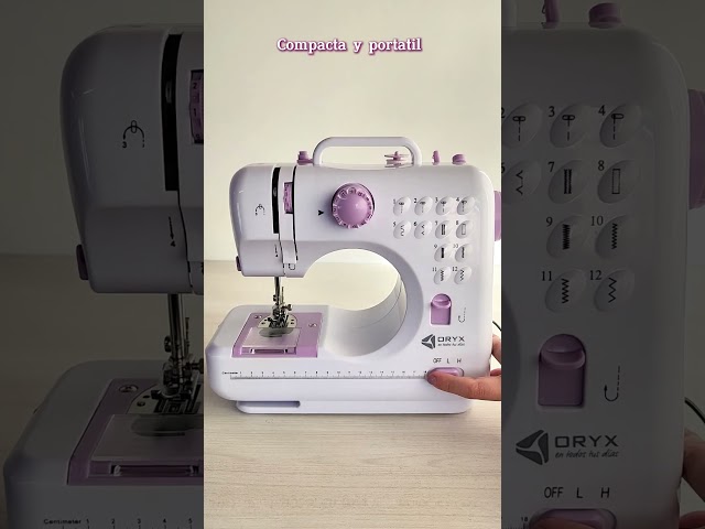 Vídeo relacionado con Retoo Máquina De Coser Portátil Con 2 Velocidades Mini Máquina Con Luz De Trabajo, 12 Tipos De Puntadas Diferentes Con Pedal, Para Niños Y Principiantes, Kit De Costura, Pies Antideslizantes