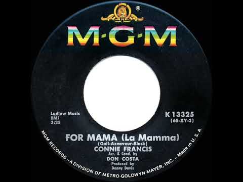 1965 HITS ARCHIVE: For Mama (La Mamma) - Connie Francis
