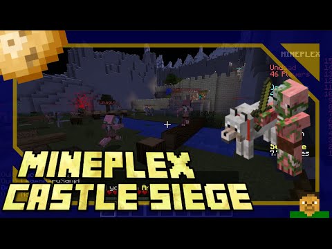 Minecraft | Mineplex Castle Siege Mini-Game "RAGE!"