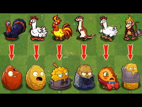 All New & Pea Plants Full Map Vs 999 Animal Zombies - Who Will Win? - PVZ 2 Challenge