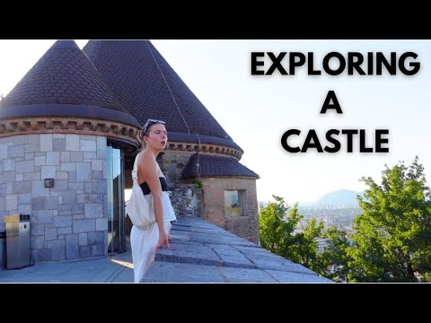 Exploring a castle in Slovenia