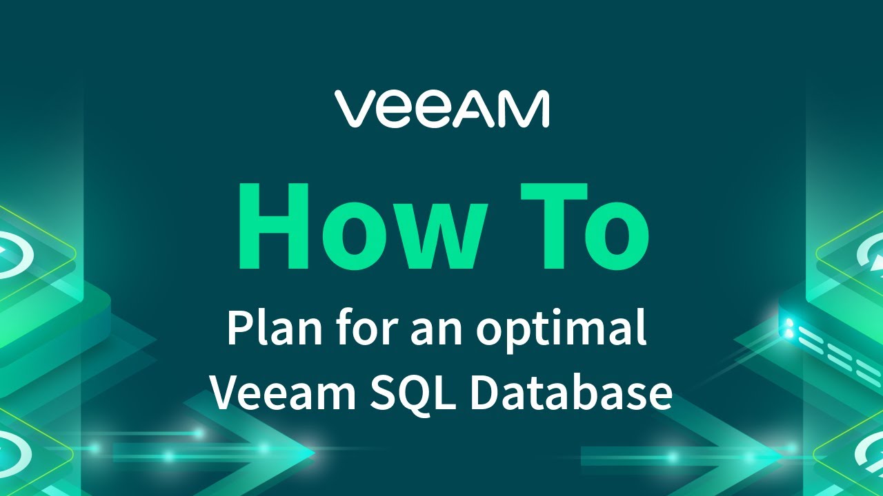 Veeam SQL Database Considerations video