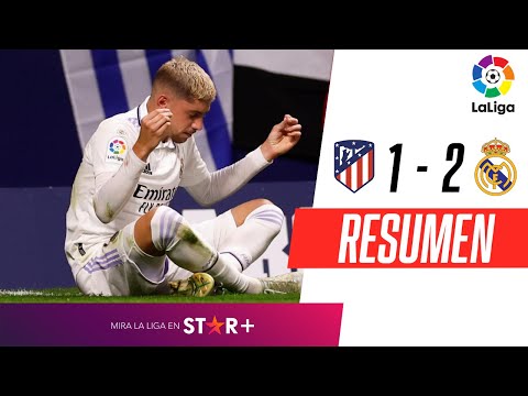 Video: El Real Madrid ganó 2-1 al Atlético de Madrid y sigue líder liguero
