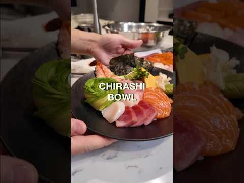 Chirashi bowl with friends