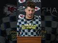 Patrick Mahomes speaks on the Chiefs' offsides penalty #shorts