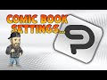 Custom Comic Book Settings In Clip Studio Paint EX Luke Stone Studios
