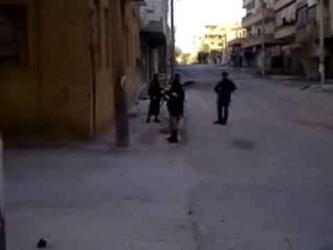 استهداف معاقل النظام بقاذف آر بي جي من قبل لواء الخضراء في دير الزور