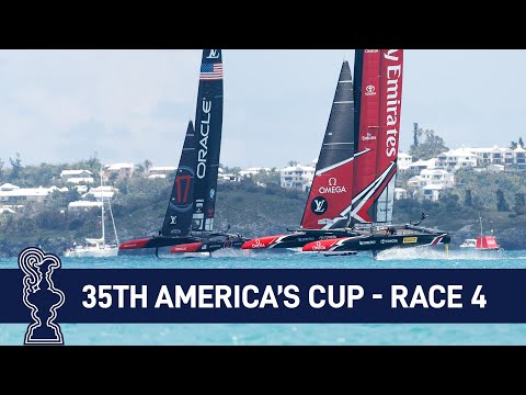 35th America's Cup Race 4 USA vs. NZL | AMERICA'S CUP
