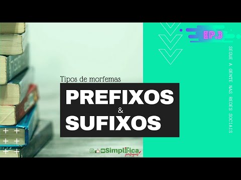 (Episódio 3) Tipos de morfemas: Afixos (PREFIXOS e SUFIXOS)