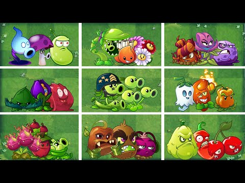 Random 20 Teams, 3 Plants Each! - Which Team Plants Will Win? - PVZ 2 Plant vs Plant
