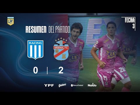 Copa Liga Profesional | Fecha 3 | resumen de Racing - Arsenal