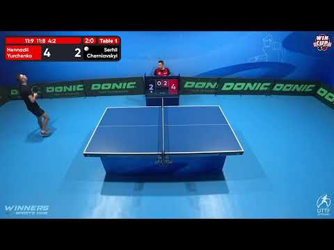 08:00 Hennadii Yurchenko 3-0 Serhii Cherniavskyi West 1 WIN CUP 09.11.2022 | TABLE TENNIS WINCUP