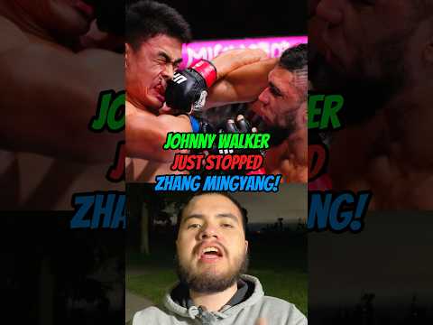 JOHNNY WALKER HAD NO PROBLEM STOPPING ZHANG MINGYANG IN ROUND 2!#trending #youtubeshorts #youtube