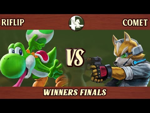 Riflip (Yoshi) vs comet (Fox) - West Towne Brawl 58 Winners Finals