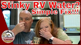A Simple Natural Stinky RV Water Fix