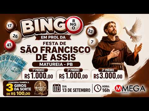 Bingo | Festa de São Francisco de Assis - Maturéia - PB