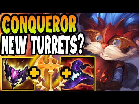 CONQUEROR HEIMERDINGER IS THE COMEBACK KING OF TOPLANE! SEASON 14 HEIMERDINGER CONQ TURRETS! 🪓