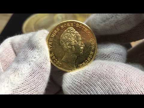 Sverige, Oskar I - 4 Dukater 1850 - Ett praktfullt guldmynt från Roberto Delzanno Numismatik