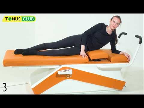 TONUS-CLUB: Toning table №4 For the back, lower back and oblique abdominal muscles