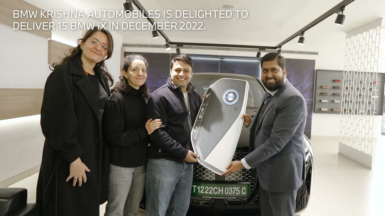 15 BMW iX DELIVERY DEC 2022 at BMW Krishna Automobiles