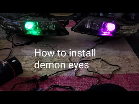 HOW TO INSTALL MORIMOTO DEMON EYES ON YOUR CAR TUTORIAL