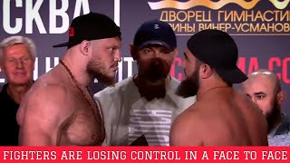 CRAZIEST FACEOFFs MMA ▶ FIGHTERS CAN'T KEEP CONTROL - COMPILATION - HD 2024