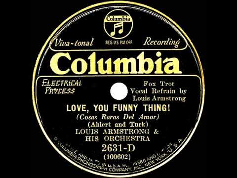 1932 HITS ARCHIVE: Love, You Funny Thing! - Louis Armstrong