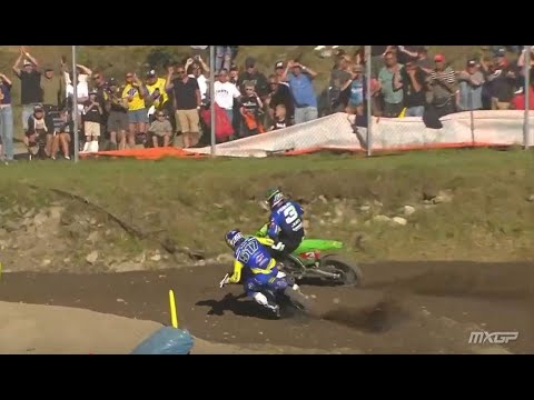 THAT WAS CLOSE! Isak Gifting built his legend at home in Uddevalla! #MXGPSweden