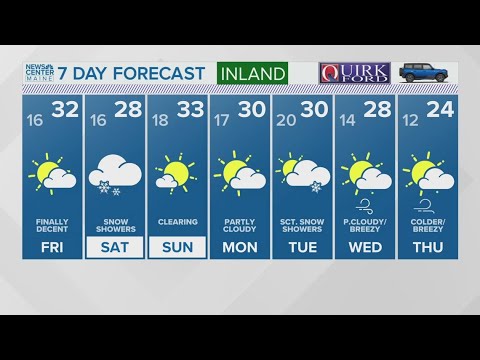 NEWS CENTER Maine Weather Video Forecast