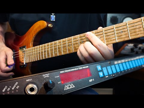 A/DA MP-1 TUBE Guitar Preamp with 2.01 firmware and battery mod. Works great! image 10