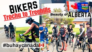 TROCHU TO TREEHILLS BY BIKE | BEAUTY OF ALBERTA | #Canada #summervibes #albertacanada #roadtrip #tfw